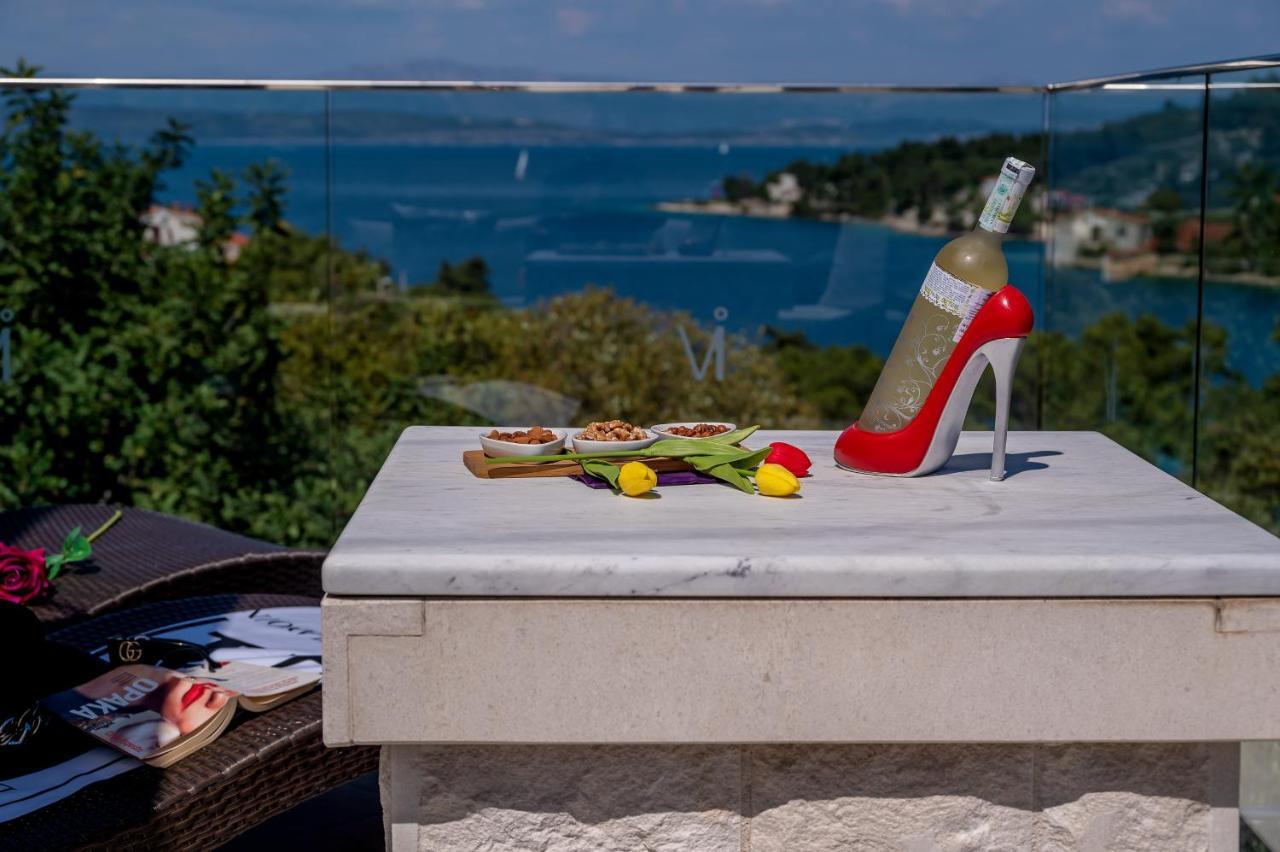 Uniquely Designed Villa Ivana With Outdoor Jacuzzi Nearby The Pebble Banje Beach At The Island Of Solta Рогач Екстер'єр фото